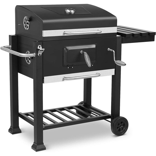 Dakota Fields Grill Trolley Charcoal Grill Wayfair.co.uk